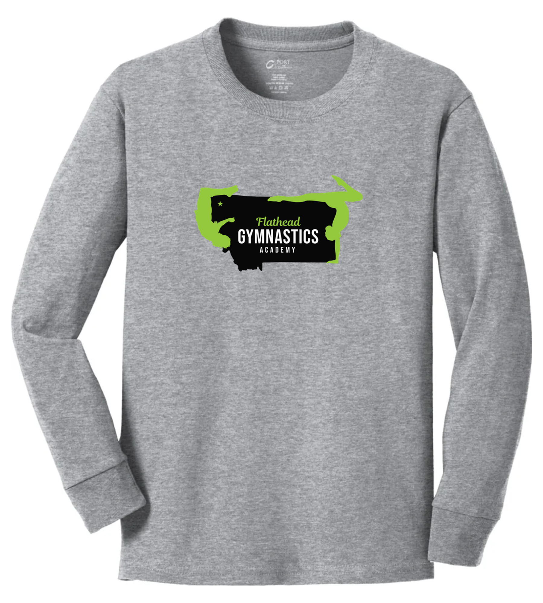 Youth Port & Company Long Sleeve Core Cotton Tee